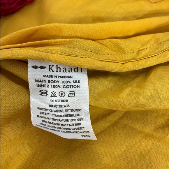 Embroidered Silk Boho Top with Tassels Size 12 - Picture 9 of 13